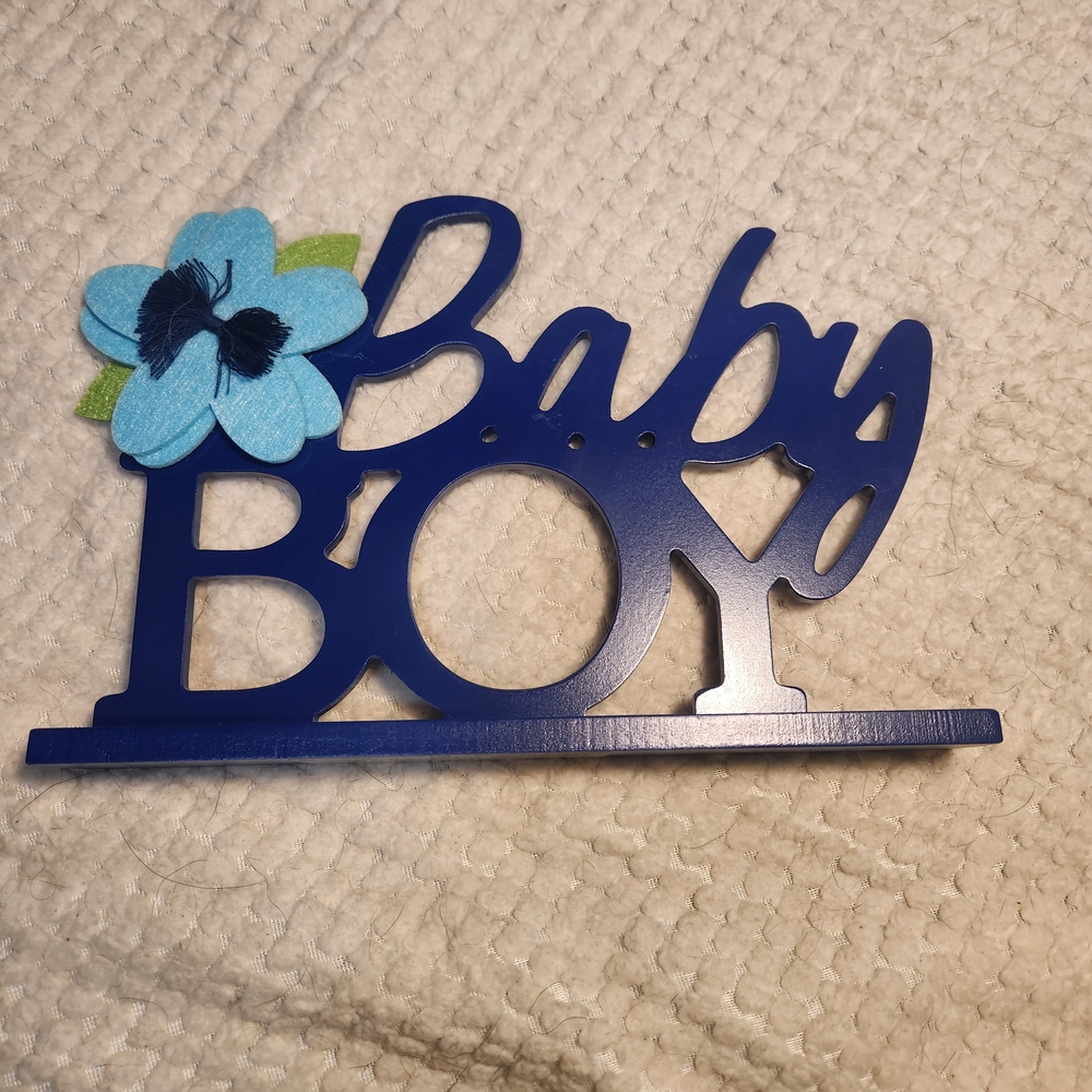 5/20$ Blue Baby Boy Sign